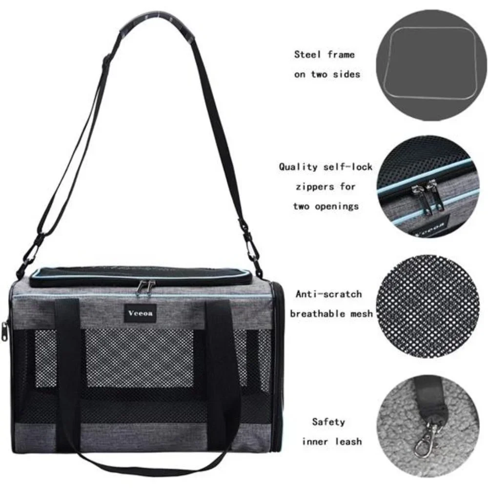 Pet Carrier Soft-Sided Carriers for Cats Small Dogs
